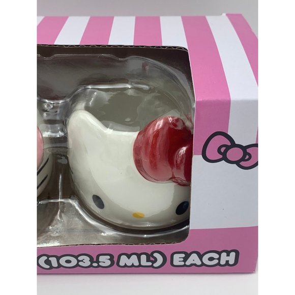 Hello Kitty Ceramic Sculpted Mini Cup Set - Picture 5 of 8